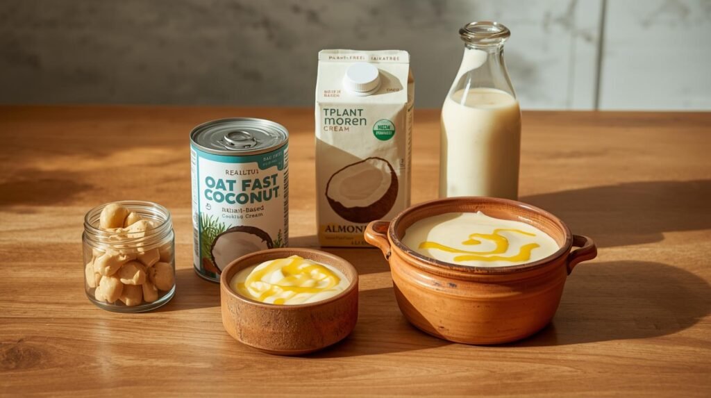بديل كريمة الطبخ للنباتيين