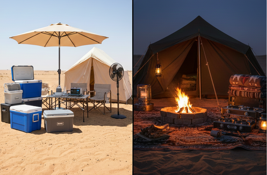 تجهيزات عزبة الصيف والشتاء